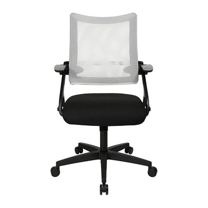 Topstar Bürostuhl New S'move, DS100A T203 Stoff weiß, Gestell schwarz