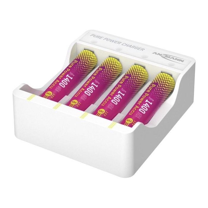 ANSMANN Pure Power Akku-Ladegerät inkl. Akkus