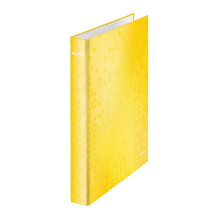 LEITZ WOW Ringbuch 2-Ringe gelb 4,0 cm DIN A4, 1 St.