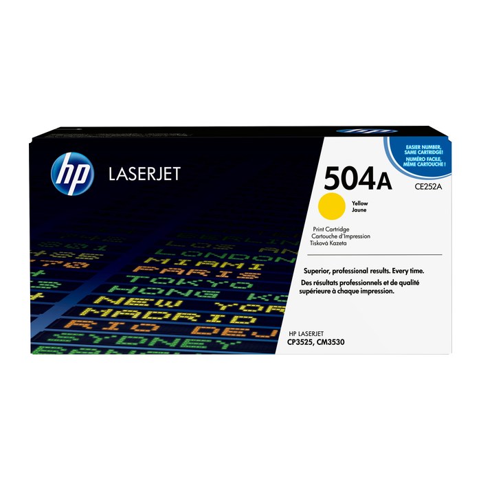 HP 504A (CE252A) gelb Tonerkartusche