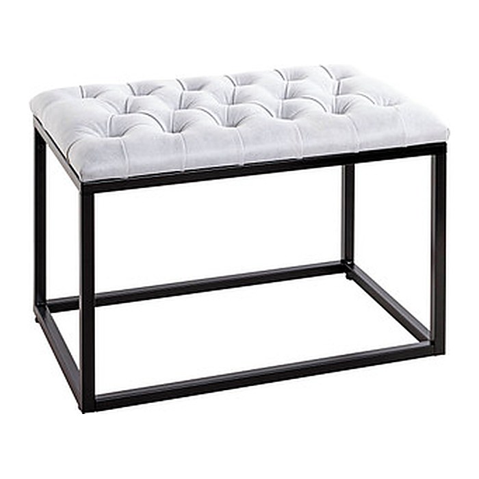 HAKU Möbel Wohnzimmer-Hocker 25127 grau, 1 St.