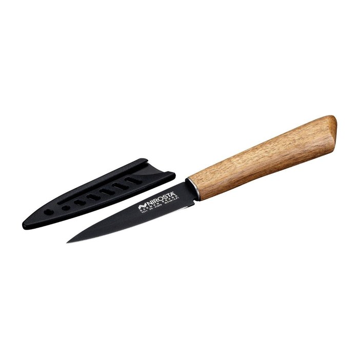 NIROSTA Küchenmesser Flow Fair schwarz, Klinge: 8,5 cm, 1 St.