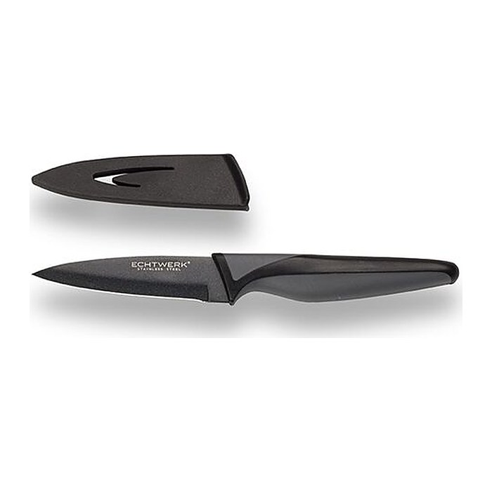 Echtwerk Küchenmesser Black Steel schwarz, Klinge: 9,0 cm, 1 St.