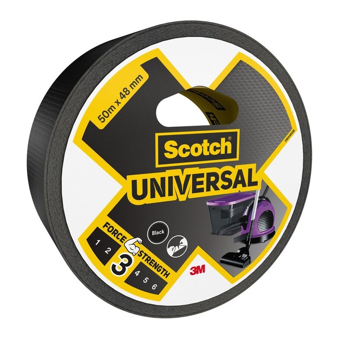 Scotch Universal Gewebeband schwarz 48,0 mm x 50,0 m 1 Rolle