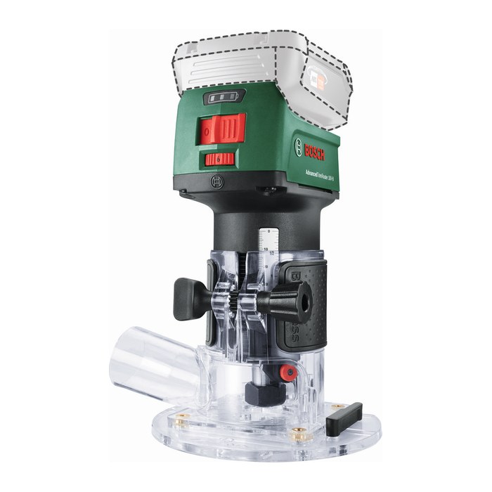 BOSCH Home & Garden AdvancedTrimRouter 18V-8 Akku-Kantenfräse-Set 18,0 V, ohne Akku