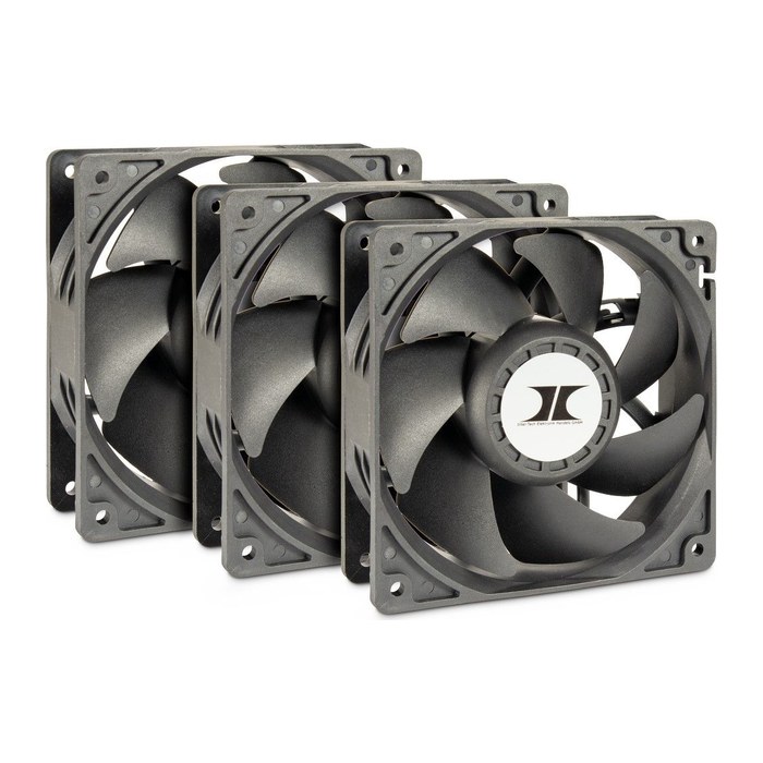 Inter-Tech Lüfter 120*120*38 IPC Fan Set 3xLüfter 120mm