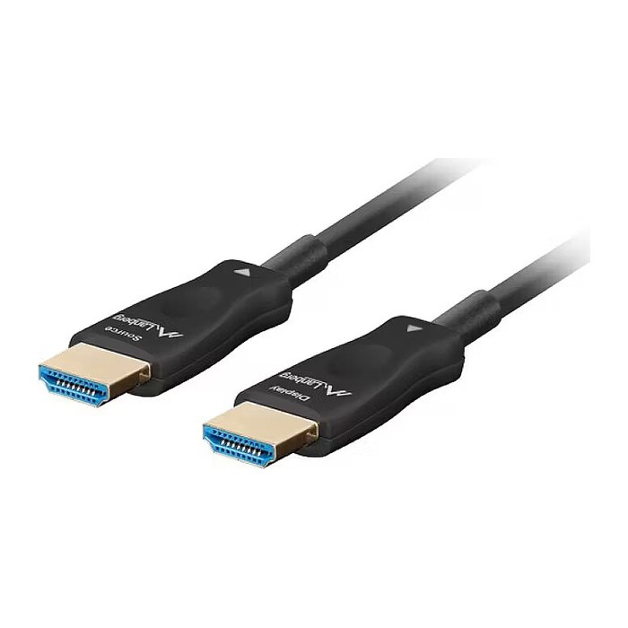 LANBERG HDMI M/M V2.1 Kabel 10m 8K optisch AOC schwarz