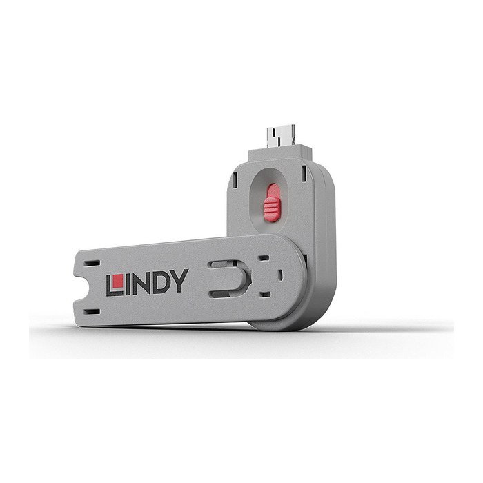 LINDY Schlüssel für USB Typ A Port Schloss pink