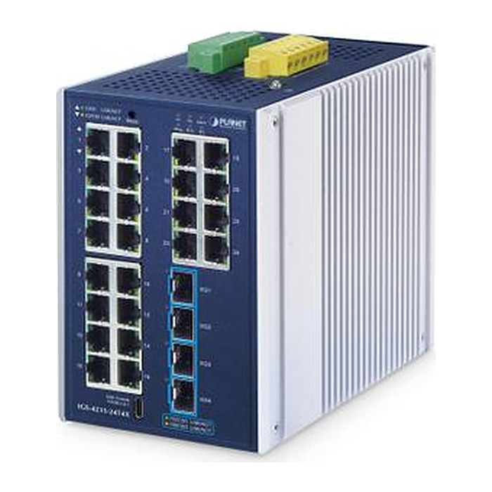 PLANET Industrial L2+ 24-Port Managed Switch IGS-4215-24T4X