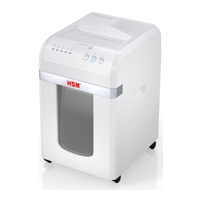 HSM shredstar Autofeed X200 Aktenvernichter mit Partikelschnitt P-4, 4 x 12 mm, bis 200 Blatt, weiß