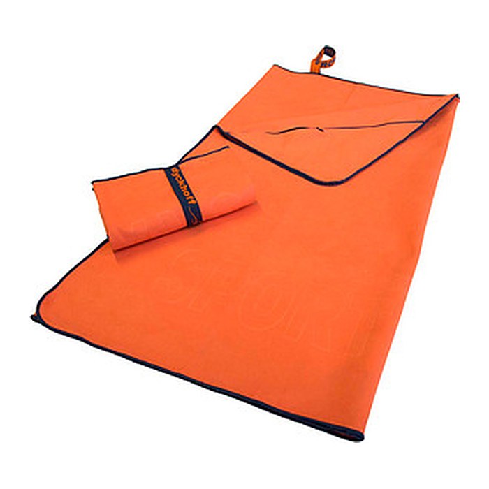 Dyckhoff Mikrofaser Handtuch mit Reißverschluss orange 60,0 x 120,0 cm