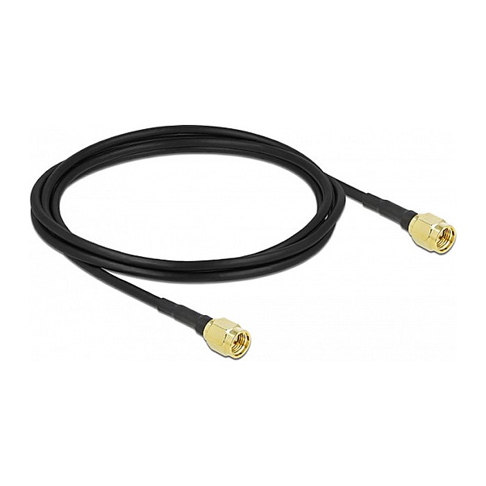 DELOCK Kabel SMA Steck. > SMA Steck. LMR/CFD100 2m low loss