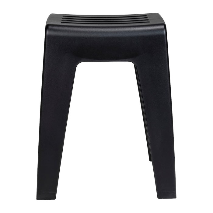WENKO Badhocker Kumba 25156100 schwarz, 1 St.