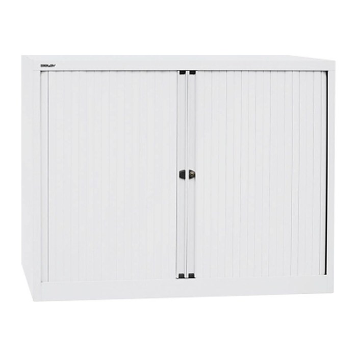 BISLEY Cito Rollladenschrank verkehrsweiß 2 Fachböden 120,0 x 43,0 x 103,0 cm