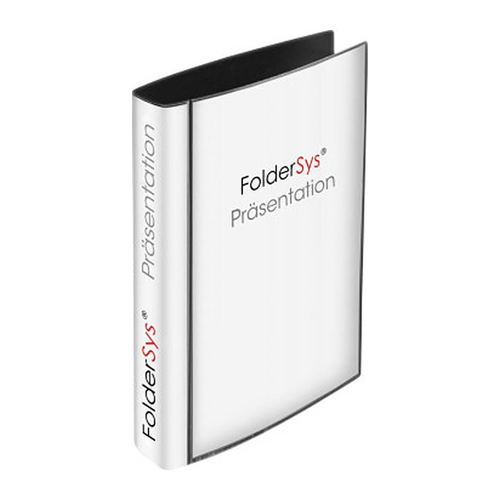 FolderSys Ringbuch 4-Ringe schwarz 4,0 cm DIN A4, 1 St.