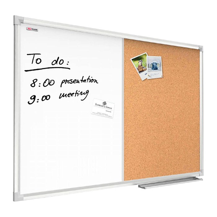 ALLboards Whiteboard-Pinnwand 60,0 x 40,0 cm Textil weiß