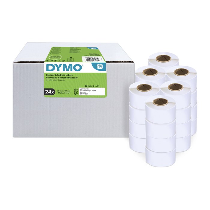 DYMO LW-Adressetiketten Vorteilspack 28x 89mm 24Rl 130St/Rl