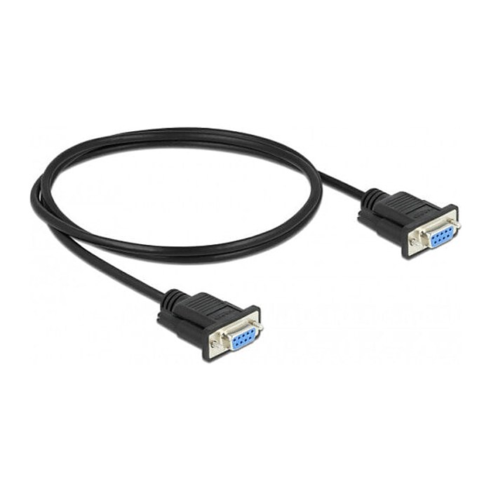 DELOCK Seriell Kabel RS-232 D-Sub9 Bu>Bu Nullmodem 1.0m