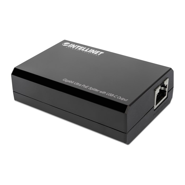 INTELLINET Gigabit Ultra PoE-Splitter mit USB-C-Ausgang 45W