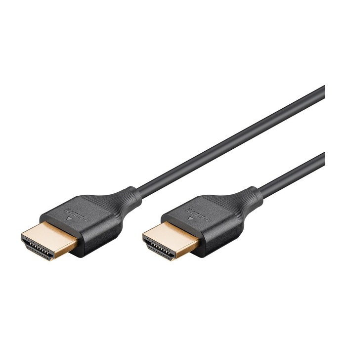 goobay HDMI 2.0 HDMI-Kabel 3,0 m schwarz, 1 St.