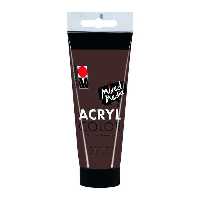 Marabu Acrylfarbe mittelbraun 100 ml, 1 St.