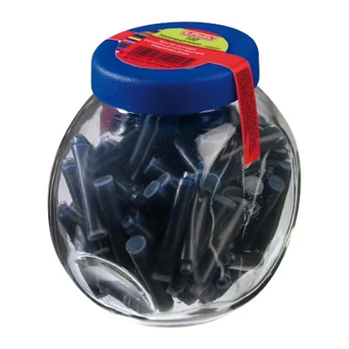 Herlitz Tintenpatronen im Glas 100 Stück