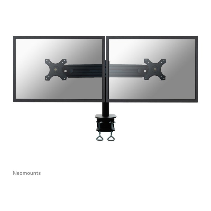 Neomounts Monitor-Halterung FPMA-D700D FPMA-D700D schwarz für 2 Monitore, Tischbohrung