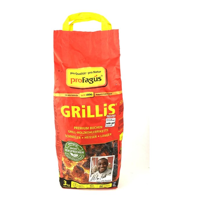 proFagus® Holzkohle GRILLIS, 3,0 kg, 1 St.