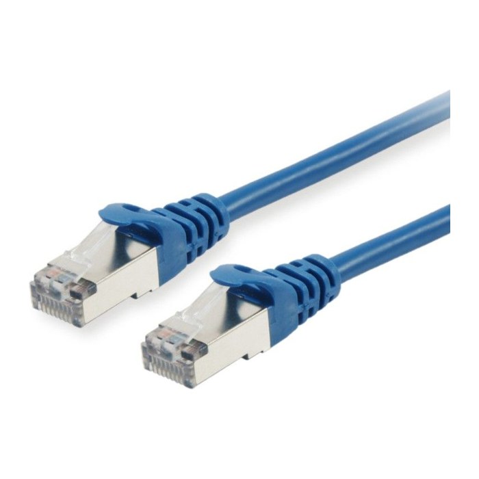 Equip Patchkabel Cat6A S/FTP 2xRJ45 0.15m blau LSZH Polybeutel