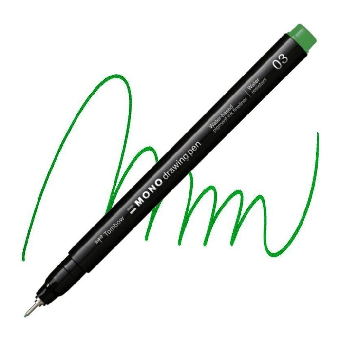Tombow MONOdrawing Fineliner grün 0,35 mm, 1 St.