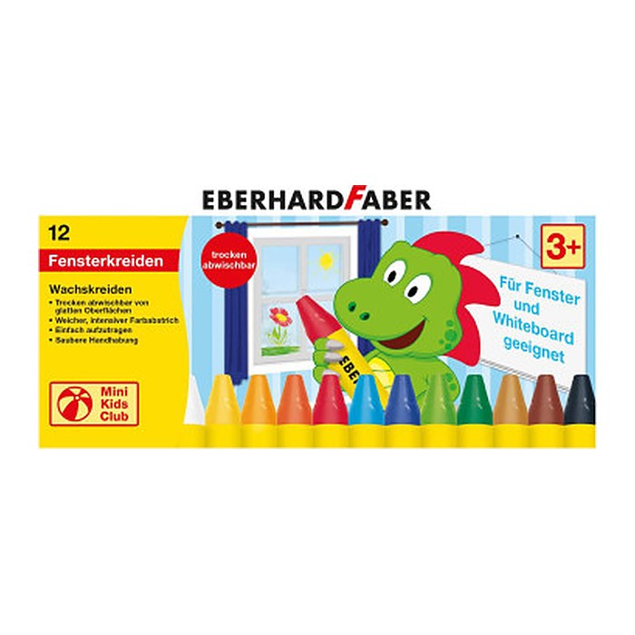 EBERHARD FABER COLORI Wachsmalkreiden farbsortiert, 12 St.