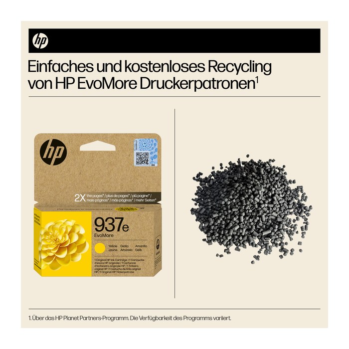 HP 937e(4S6W8NE) gelb Druckerpatrone