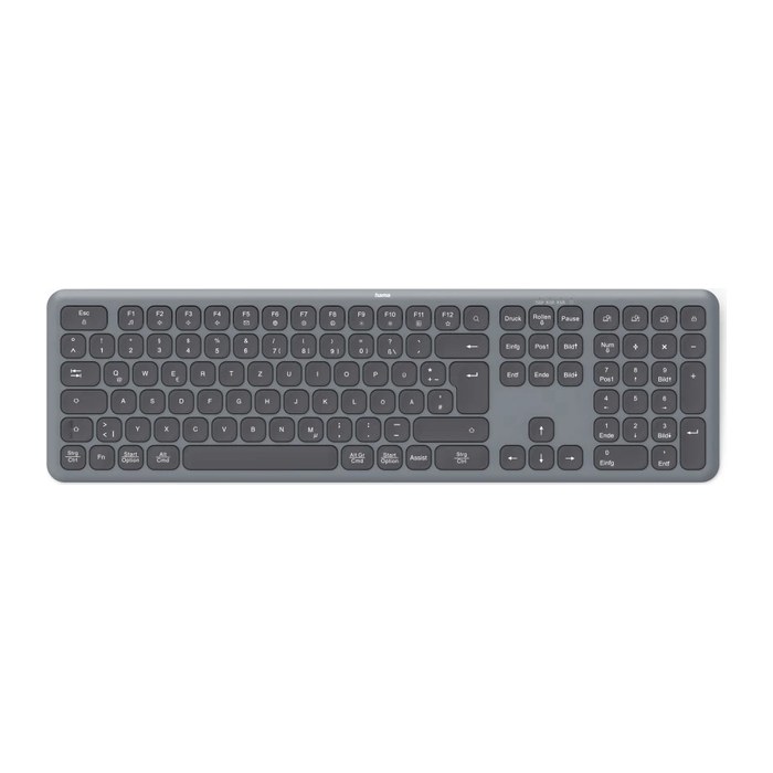 hama WK-550 Tastatur kabellos schwarz