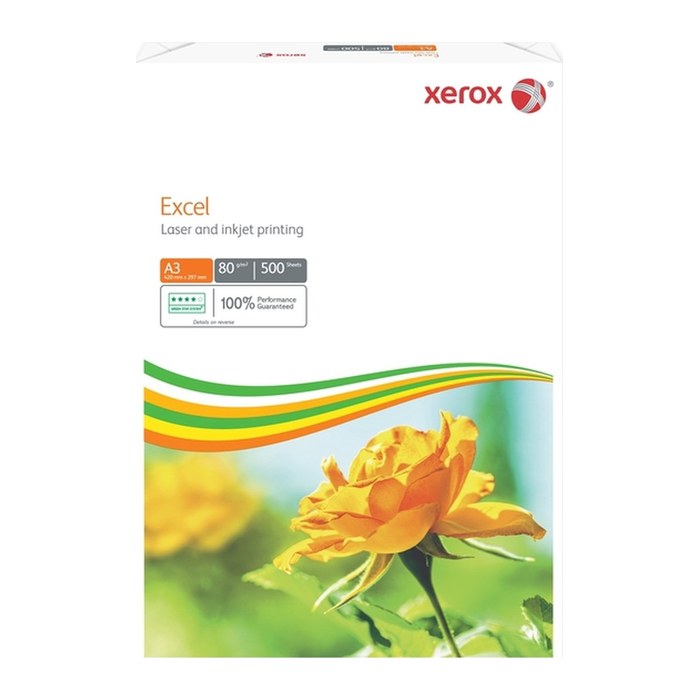 xerox Kopierpapier Excel DIN A3 80 g/qm 500 Blatt
