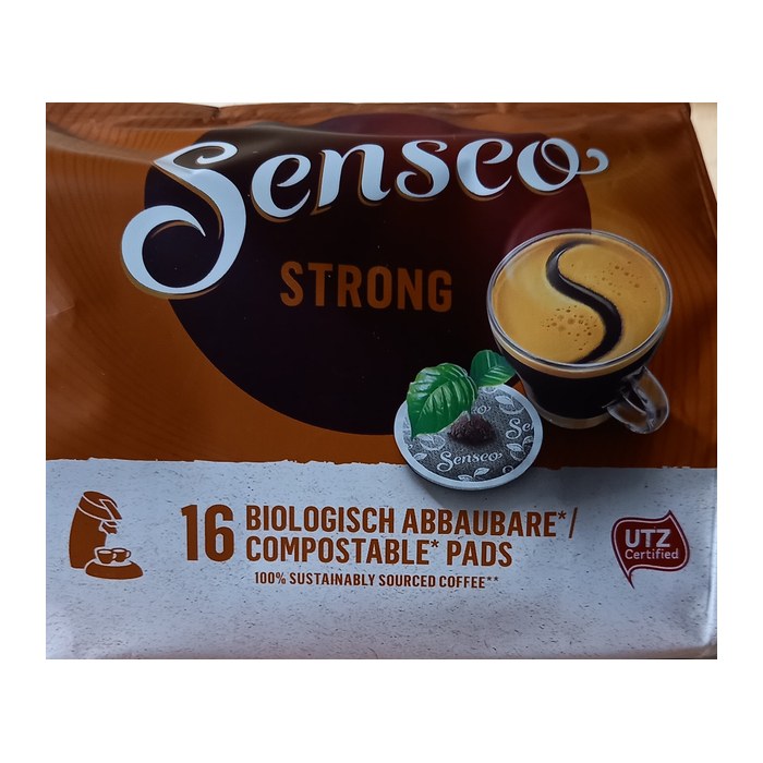 Senseo STRONG Kaffeepads, kräftig, 16 St.