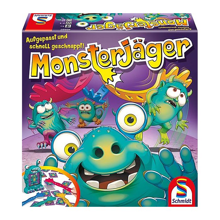 Schmidt Monsterjäger- Aufgepasst und schnell geschnappt! Kartenspiel, 1 St.