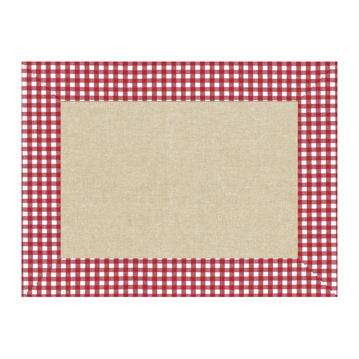 PROnappe Platzsets Leinen Vichy mehrfarbig 30,0 x 40,0 cm, 400 St.