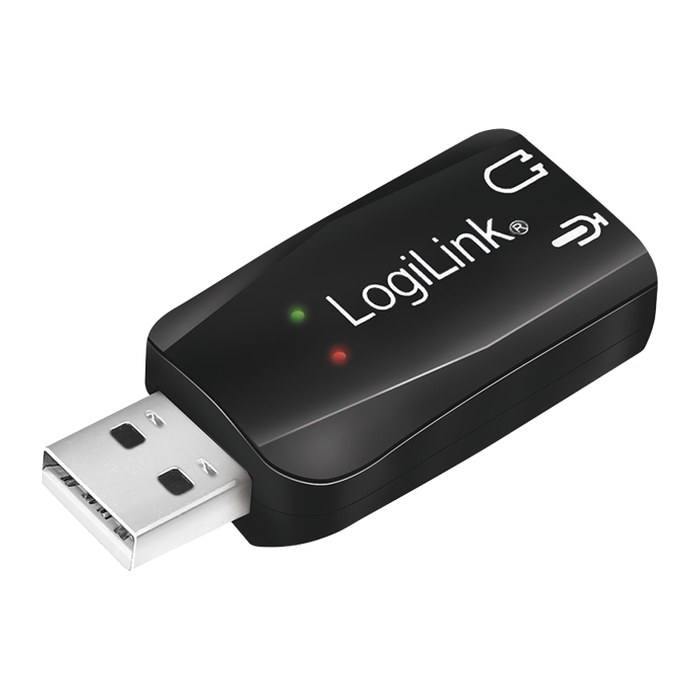 Logilink Soundkarte USB 5.1 mit Virtual 3D Soundeffekt