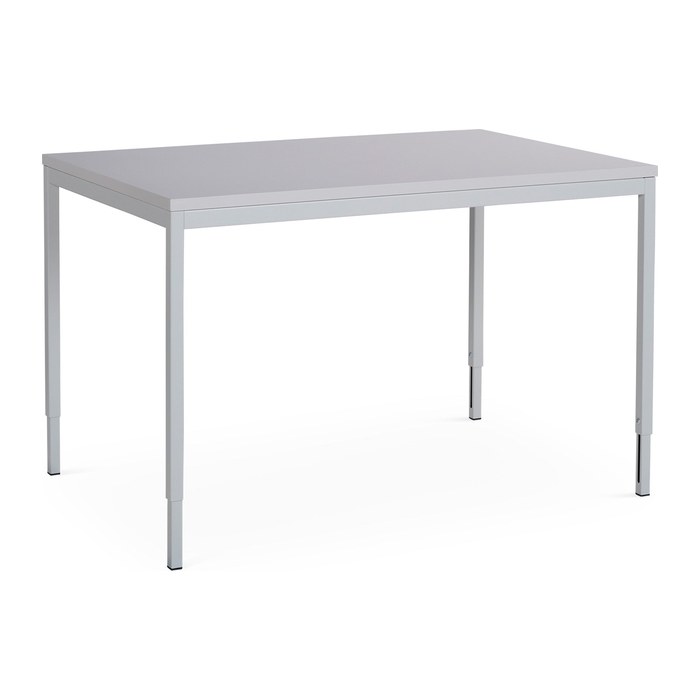 Mehrzwecktisch Höhenverstellbar – Gestell in Lichtgrau (1200 x 800 mm)