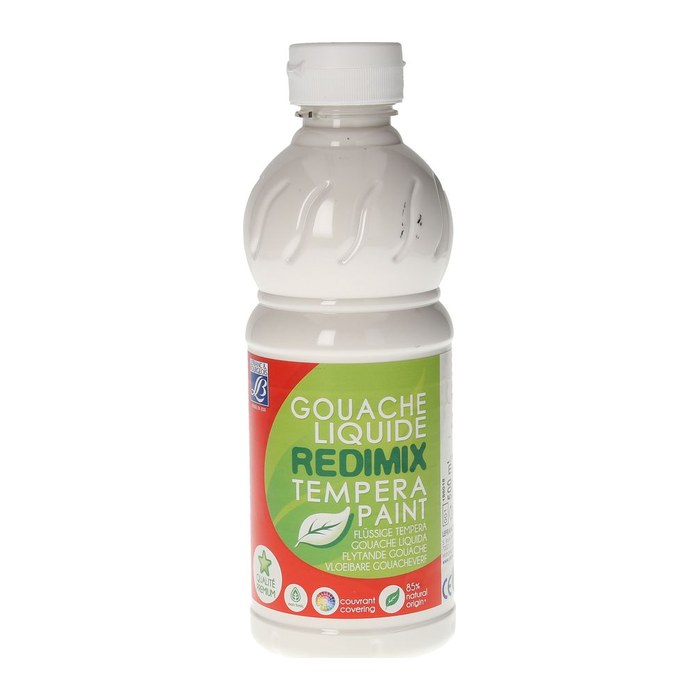 LEFRANC BOURGEOIS Gouache Liquide Redimix Temperafarbe weiß 500,0 ml