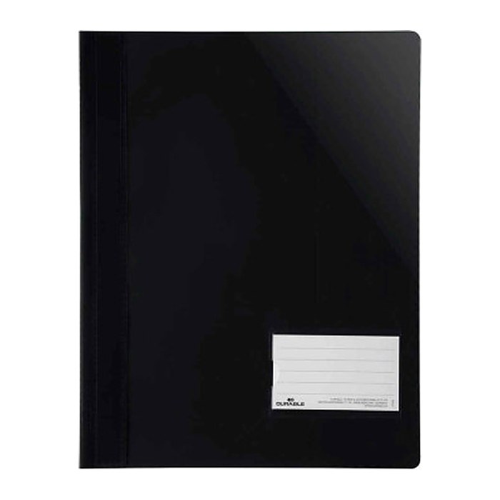 DURABLE Schnellhefter Kunststoff schwarz DIN A4 überbreit, 25 St.