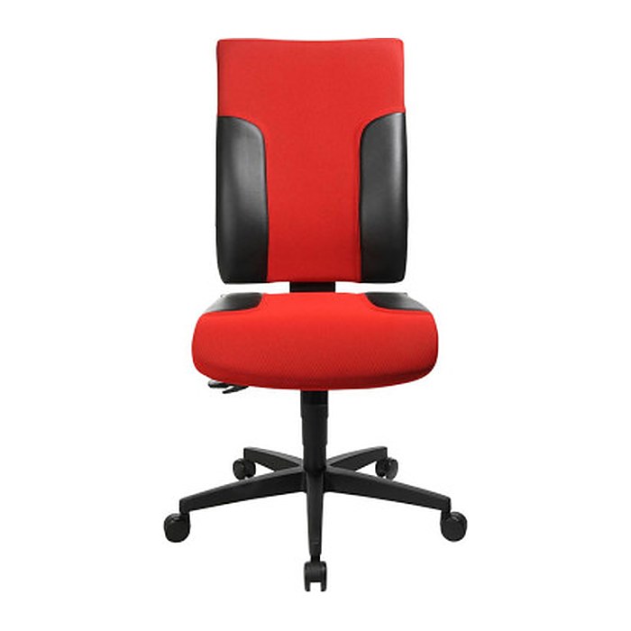 Topstar Bürostuhl Two 20, TF200 S101 Stoff rot, Gestell schwarz