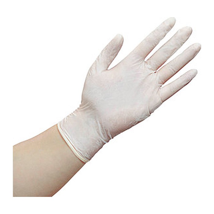 Medi-Inn® unisex Einmalhandschuhe white grip transparent Größe S, 100 St.