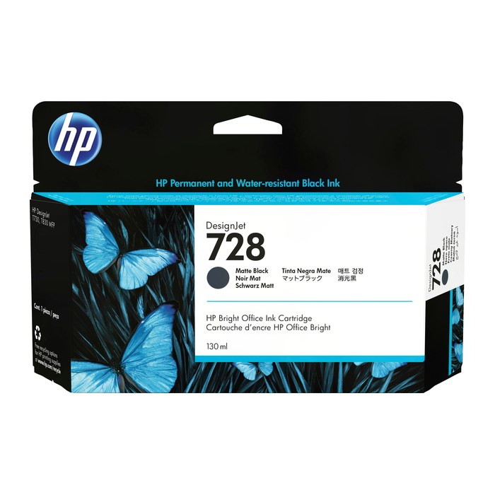 HP 728(3WX25A) matt schwarz Druckerpatrone