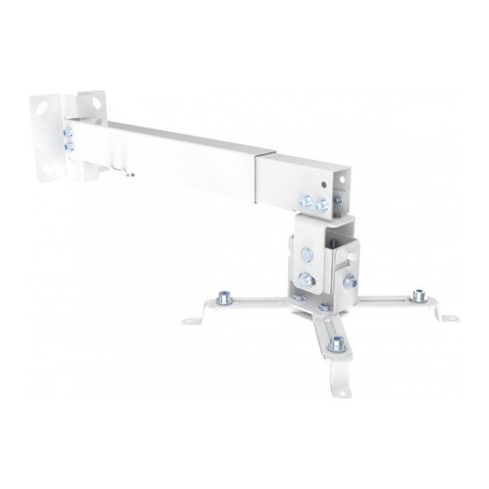 Schwaiger Beamer-Wandhalterung Höhe 430-650mm Max.20KG Weiß