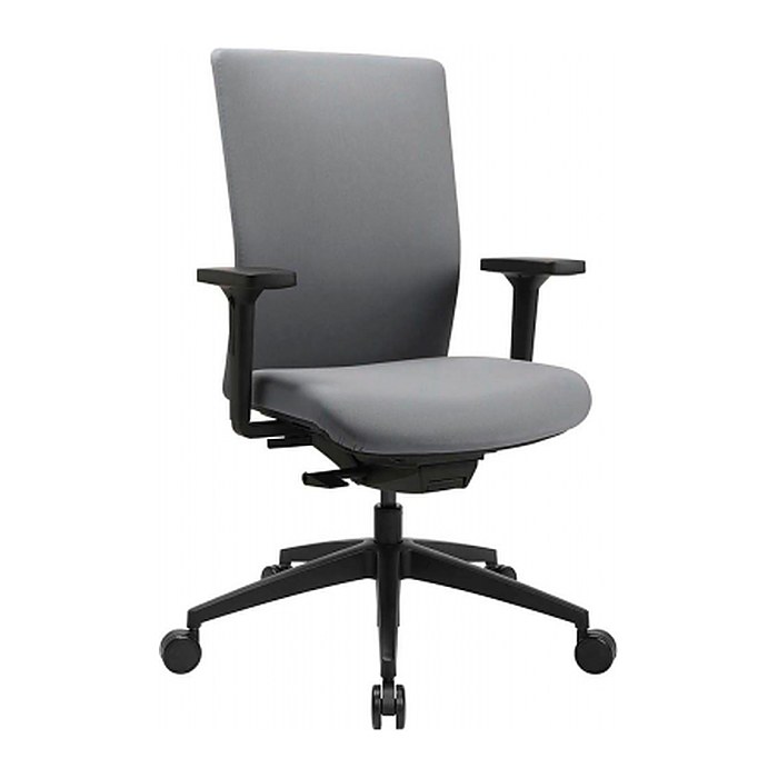 Topstar Bürostuhl Sitness AirWork G, PA40OMT3MT3 Stoff grau, Gestell schwarz