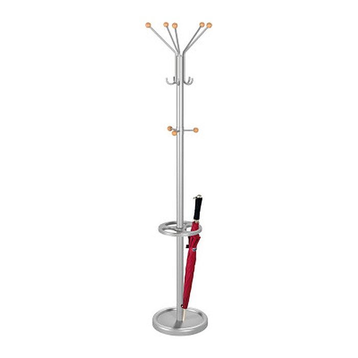 Kerkmann Kleiderständer TK 2 30606814 silber Metall 13 Haken 39,0 x 175,0 cm, 1 St.
