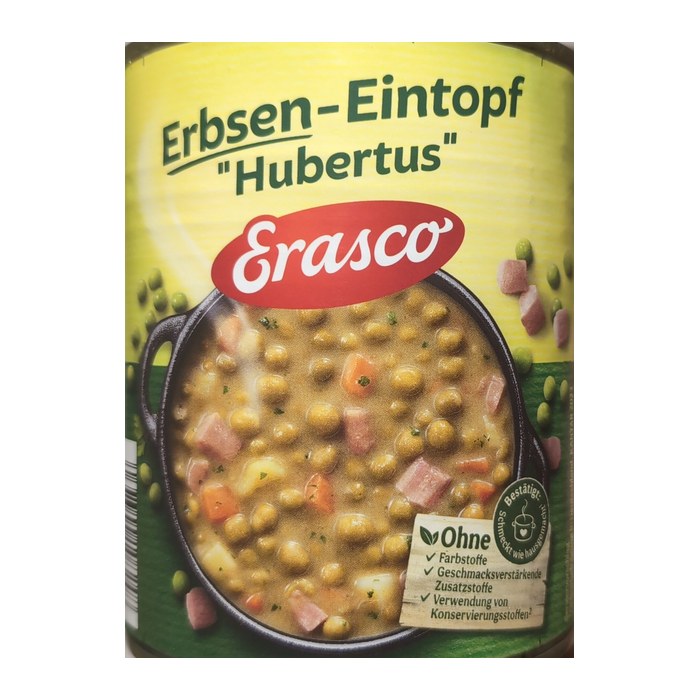 Erasco Erbsen-Eintopf "Hubertus" 800,0 g, 1 St.