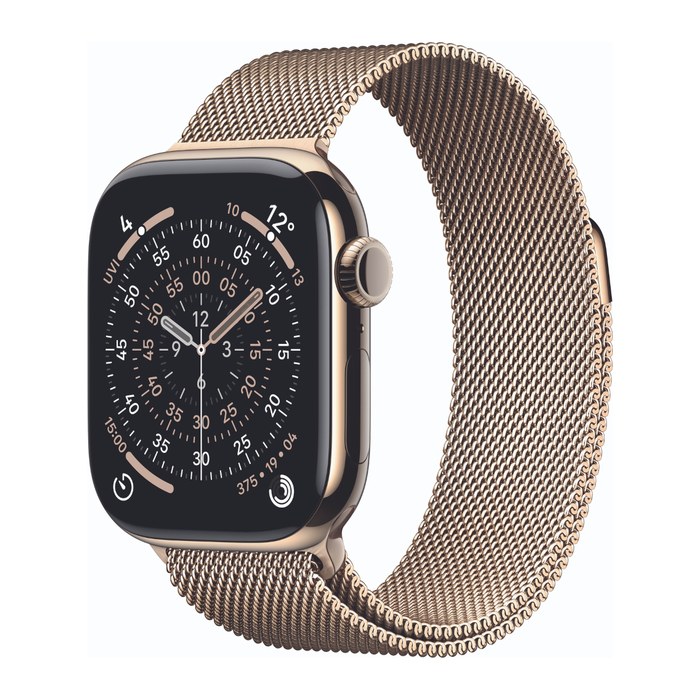 Apple Watch Series 11 42 mm Aluminium (GPS+Cellular) Sportarmband S/M schwarz, space gray
