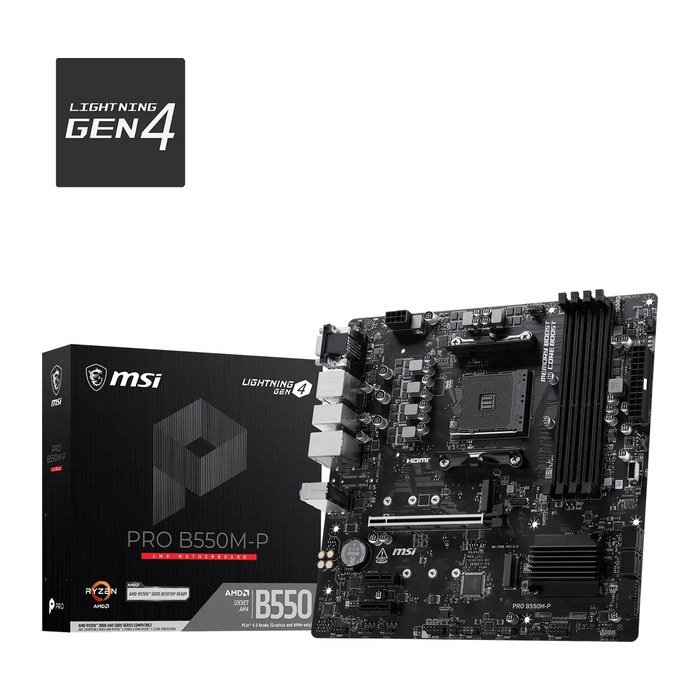 MSI B550M-P (B550,AM4,mATX,AMD)